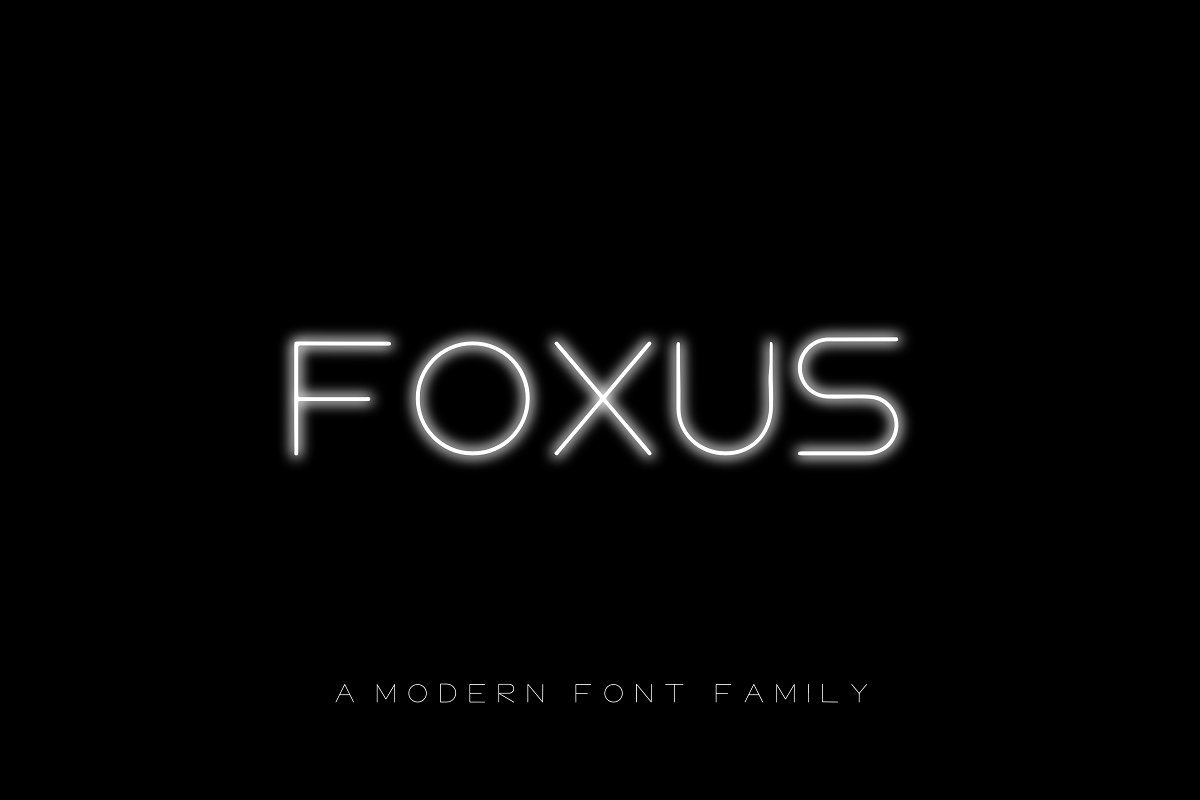 Foxus Futuristic Font
