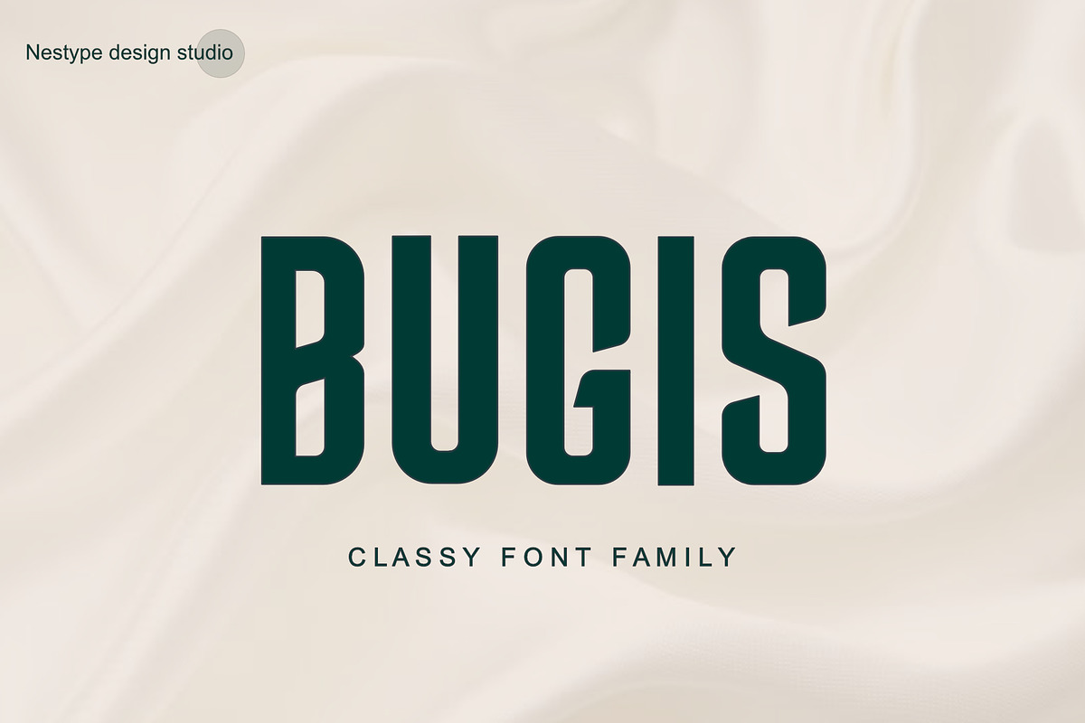 Bugis Upright Font