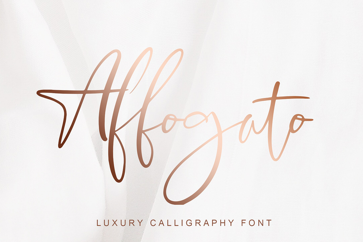 Affogato Luxury Calligraphy