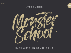 Monster School Font